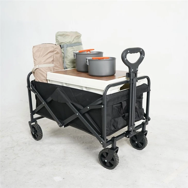 Living Basic Outdoor Folding Cart Yard Wagon