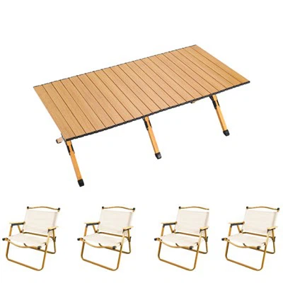 Bộ bàn ghế cắm trại bằng hợp kim nhôm