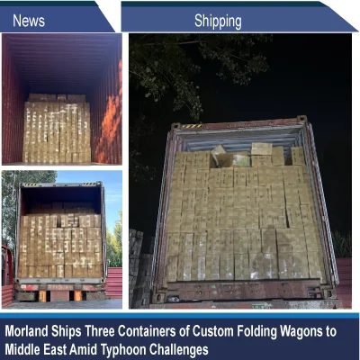Morland vận chuyển ba container xe ngựa gấp tùy chỉnh đến Trung Đông giữa nhữ...