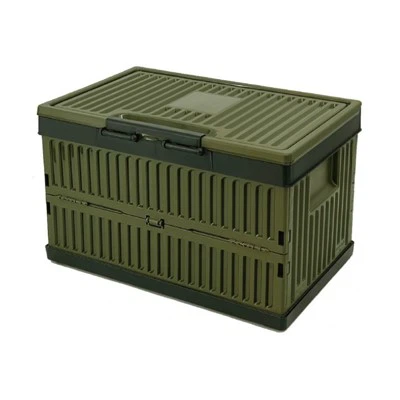 Thùng lưu trữ có thể xếp chồng lên nhau bằng hộp nhựa 35L/60L có nắp đậy
